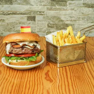 Burger De Setas Con Salsa De Trufa