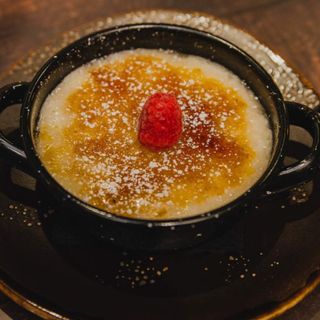 Arroz Con Leche Con Su Costra De Azúcar