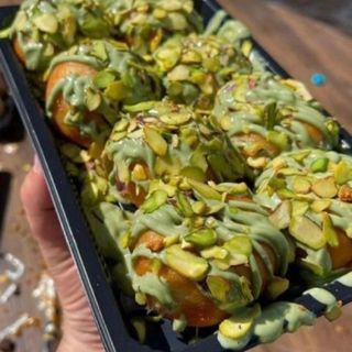 Mini pancake pistachio 