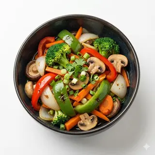 Selección De Verduras Al Wok