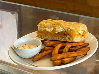 Panino con zucca e gorgonzola