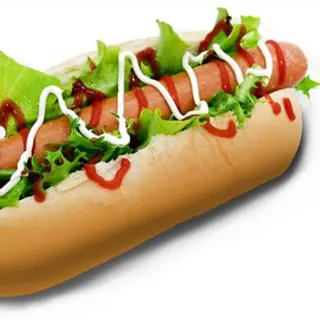 HOT DOG INSALATA POMODORO KETCHUP  E MAIONESE