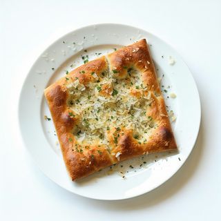 Foccacia cu parmezan si usturoi