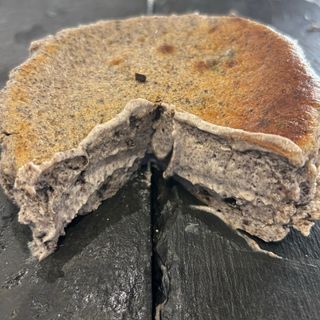 Tarta de queso casera con pistacho