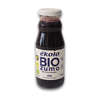 Zumo de uvas ecológicas 100% exprimidas 200ml