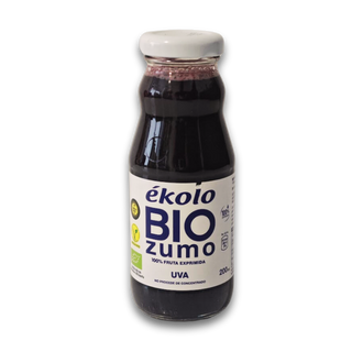 Zumo de uvas ecológicas 100% exprimidas 200ml