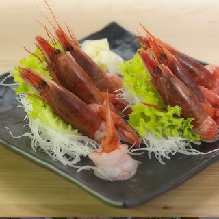 408. Sashimi gambero rosso - 3 pezzi