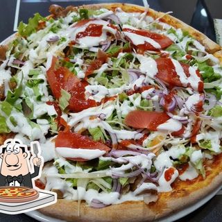 Pizza kebap completta