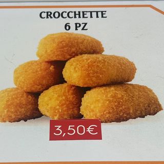 Crocchette di patate 6 pezzi