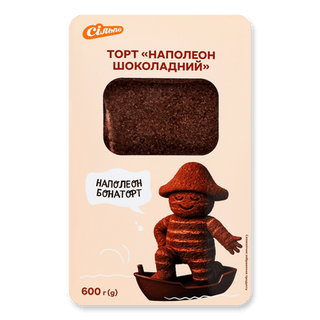 Торт Наполеон шоколадний (600г)