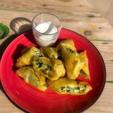 Greek Spinach & Cheese Triangles