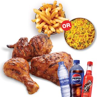 3 Piece Grill + Free Pepsi