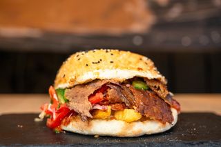 Chiflă rumenită vita - kebab