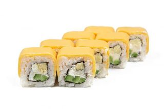 Запеченный ролл с сыром (10 шт.)