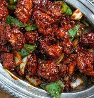Chilly Chicken with Bone 