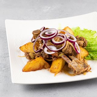 Куырдак из баранины с картофелем