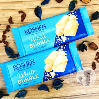 Czekolada z bąbelkami "Roshen" biała 80g