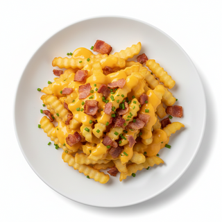 Ración De Patatas Bacón Cheddar