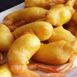 Gambas fritas o Gabardinas