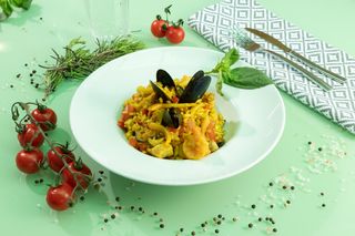 Risotto cu fructe de mare