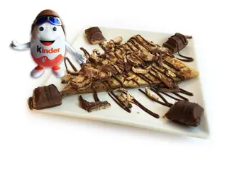 Crep con Nutella con Kinder bueno