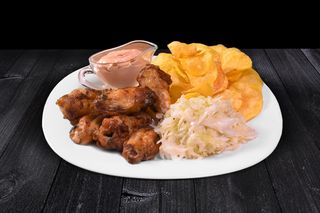 Meniu aripioare de pui rotisate