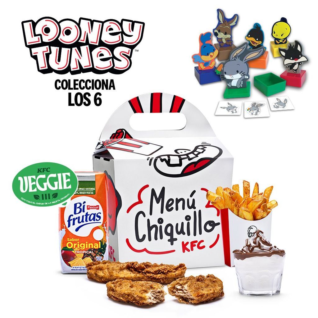 Menú Chiquillo 2 Tiras Veggie