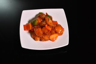 76. Pollo in salsa agrodolce