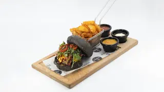 Black burger