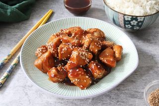 80.Muslo De Pollo Teriyaki