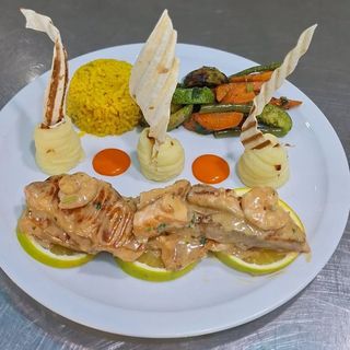 Saumon À La Crème Crevettes