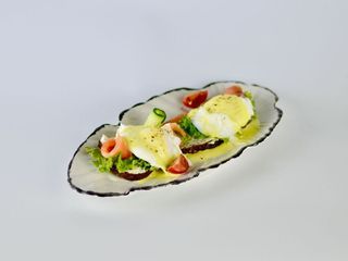 Яйця Бенедикт з лососем (220g)