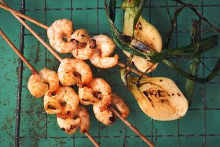 818 Gamberi agropiccanti alla griglia thai