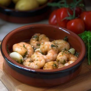 4. Garlic Prawns