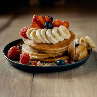 3 Pancakes con frutas