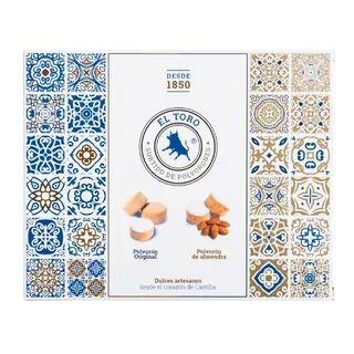 Polvorones Surtido Original Y Almendra El Toro Estuche 500 G.
