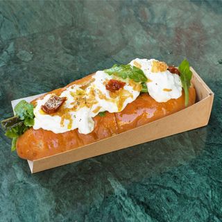 Stracciatella de burrata y calabacín