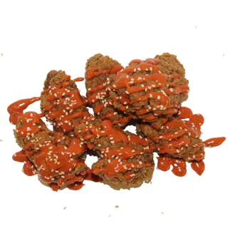 Pollo Frito con Salsa de Mayonesa Picante 