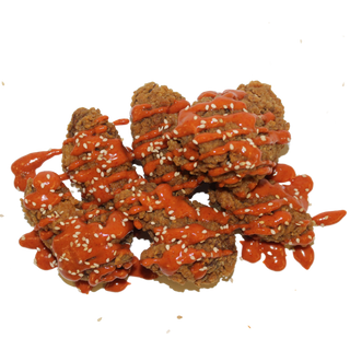 Pollo Frito con Salsa de Mayonesa Picante 