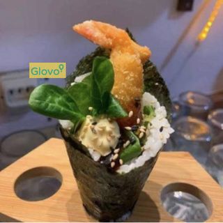 Temaki Tempura Langostino (1 Pza.)
