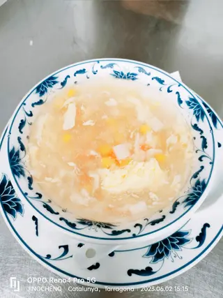 8, Sopa De Maíz Con Cangrejo