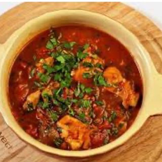 ხბოს ჩაშუშული კეცზე