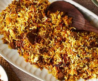 Gamberi biryani