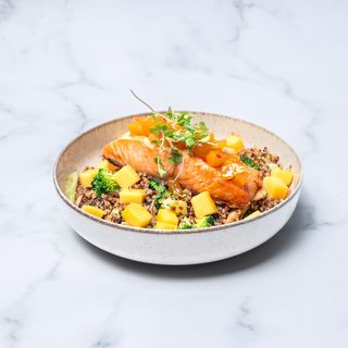 SALMON MANGO BOWL 