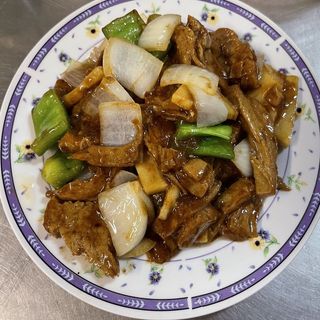 Carne Vegetal Con Salsa Sha Cha