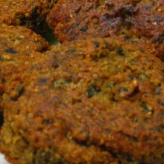 Pizza falafel con patate