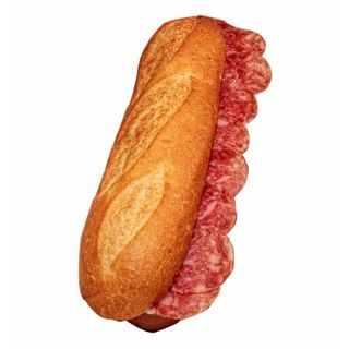 Bocadillo de salami ibérico