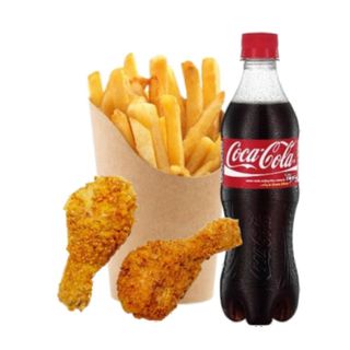 Da Fresh Chicken (5Pcs) + Chips + Soda (300Ml)
