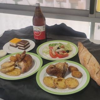 MENU Pollo 2 personas