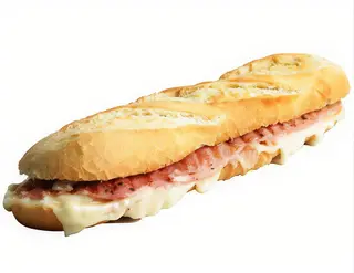 Bocadillo de bacon y queso